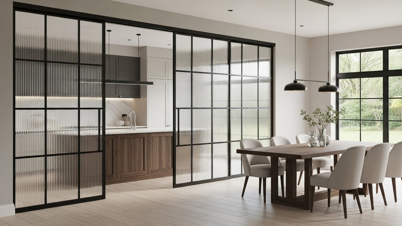 Sliding Door Kitchen Dining Room Partition Ideas