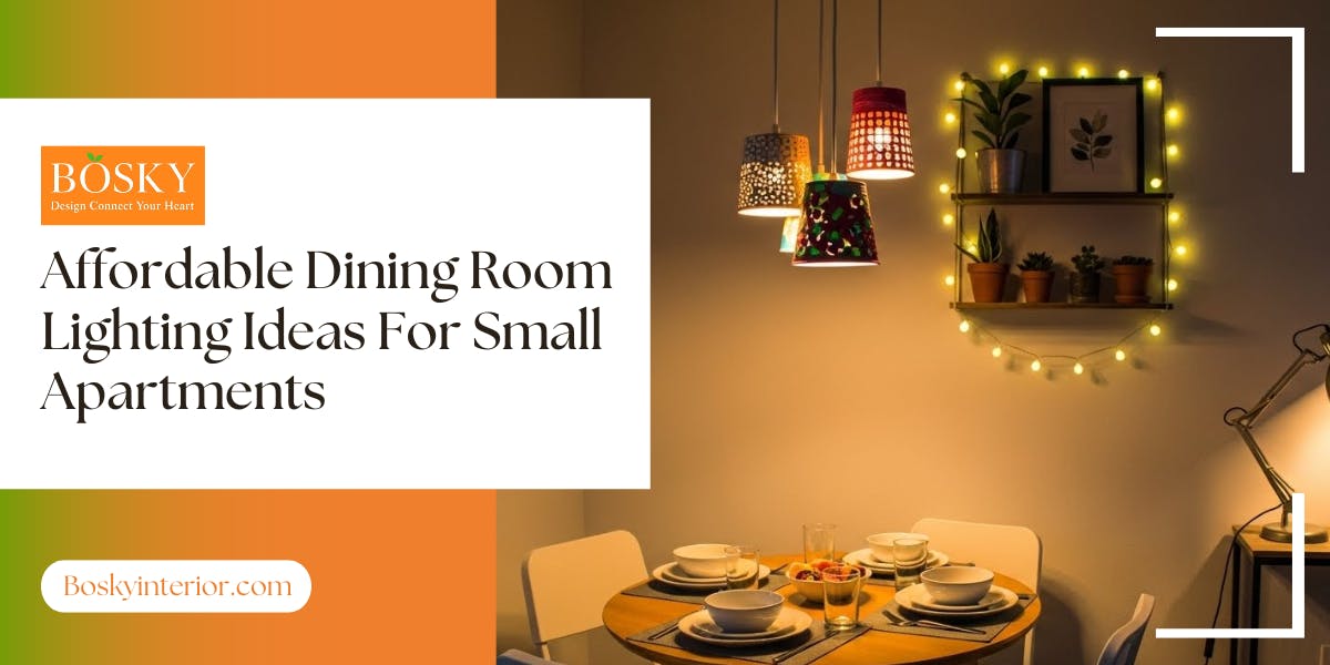 Affordable Dining Room Lighting Ideas For Small Apartments