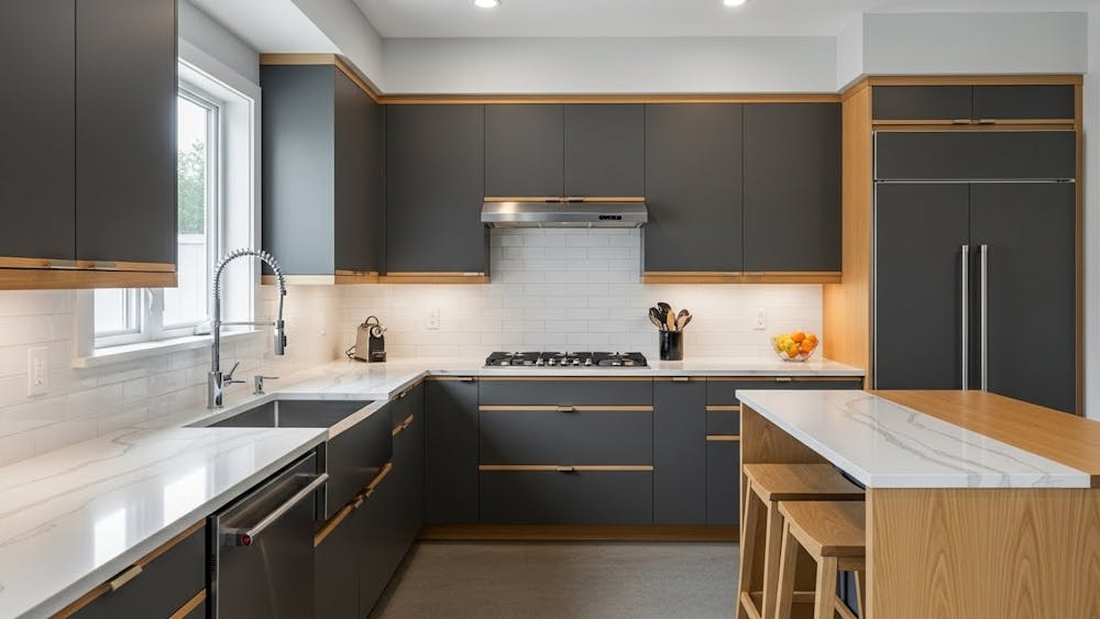 L-Shaped Modular Kitchen