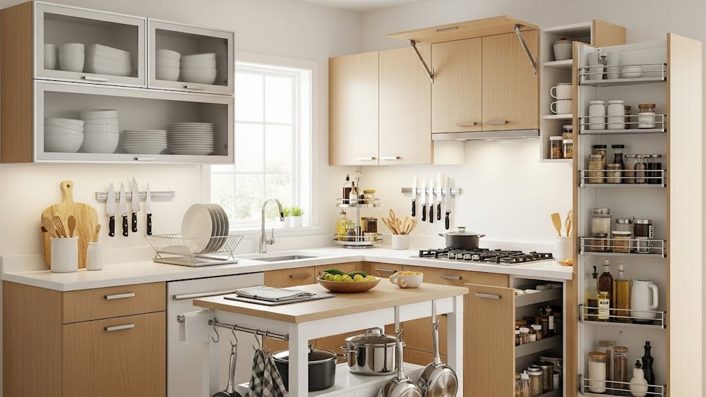 Storage & Organisation Tips for Small Modular Kitchens