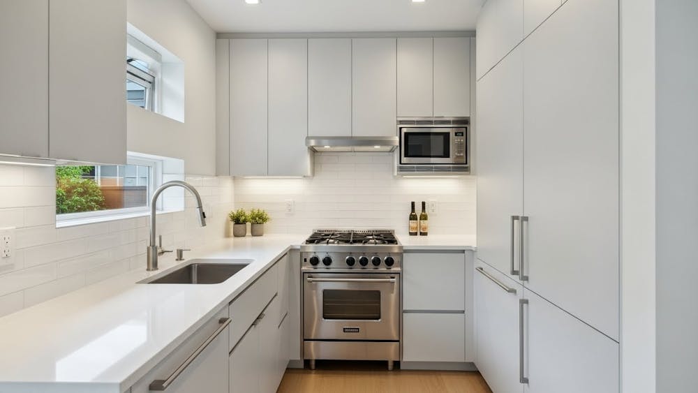 Small Straight Kitchen