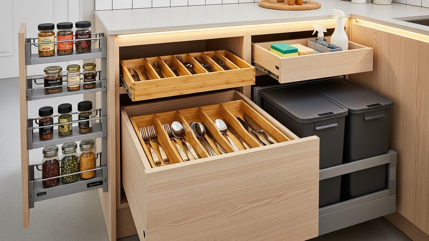 Base Cabinet Accessories: The Everyday Workhorses

