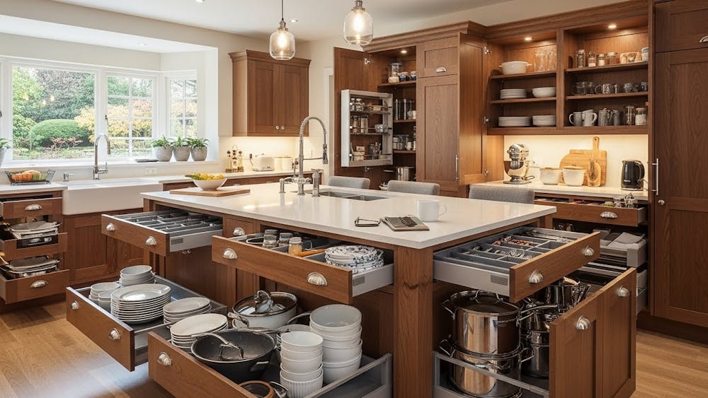 Deep Drawers and Cabinets