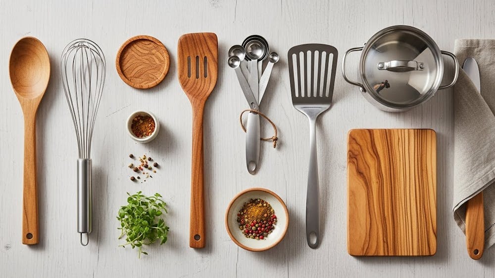 Stainless Steel & Wooden Accessories