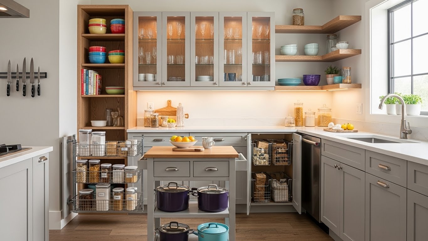 Different Kinds of Kitchen Storage to Mix and Match