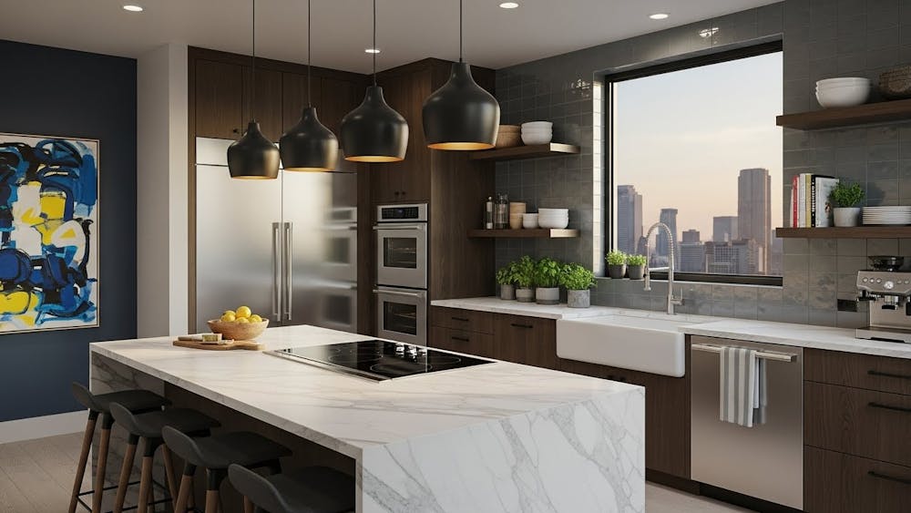 Creating a Sleek Kitchen Thatâs Also a Trendy Kitchen