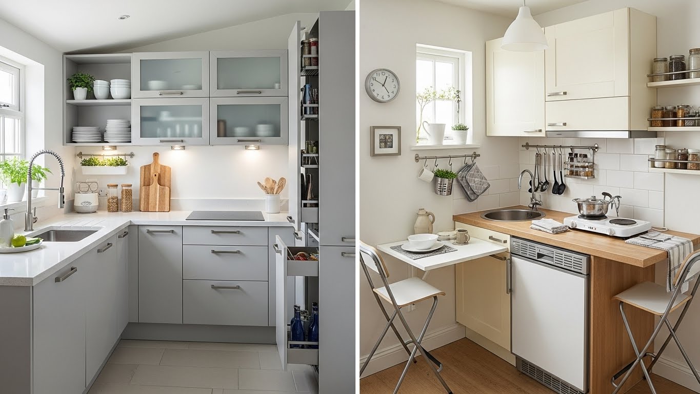 Modular Cabinet Design for Small Kitchen & Very Small Kitchens