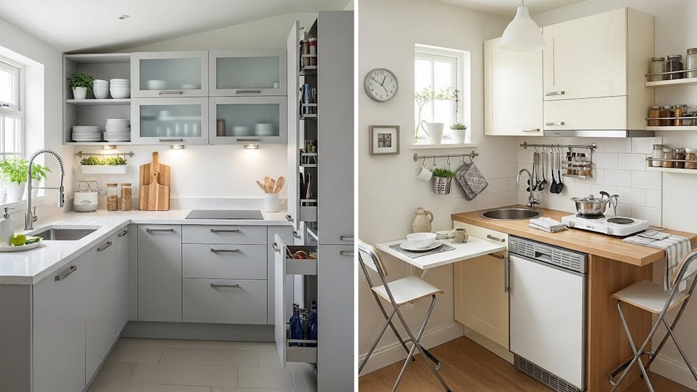 Modular Cabinet Design for Small Kitchen & Very Small Kitchens