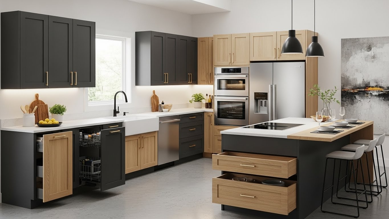 How Bosky Interior Helps You Choose the Right Modular Kitchen Cabinet Design