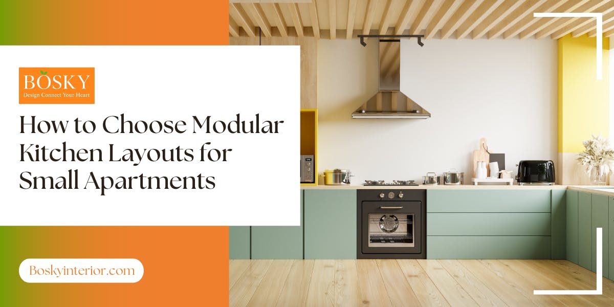 How to choose modular kitchen layouts for small apartments