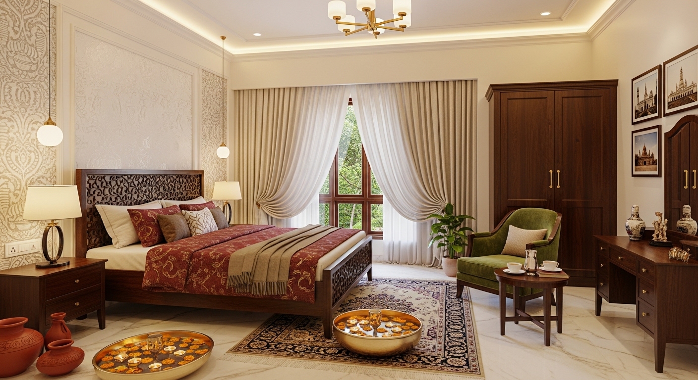 bedroom interior design in kolkata