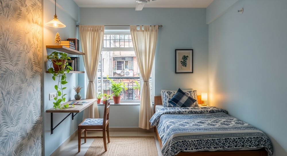 small bedroom interior design in kolkata