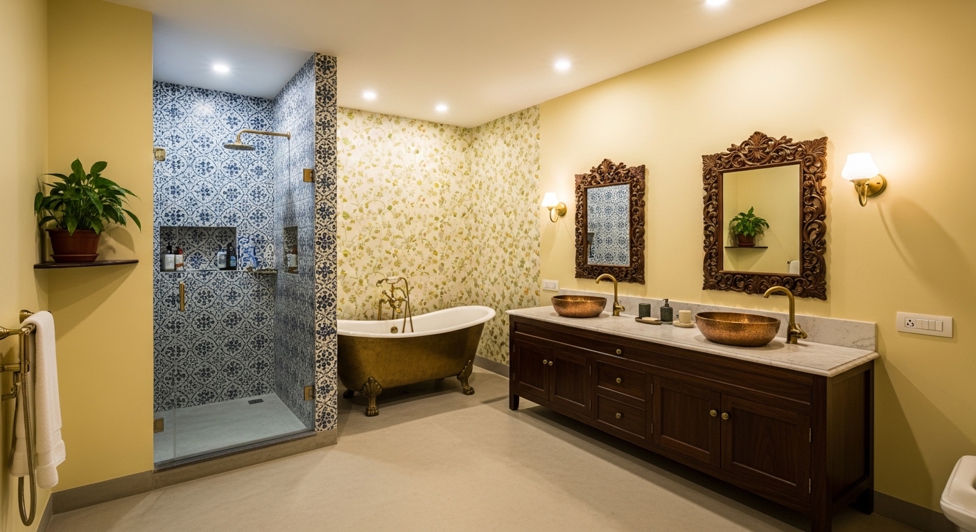 bathroom interior design in Kolkata