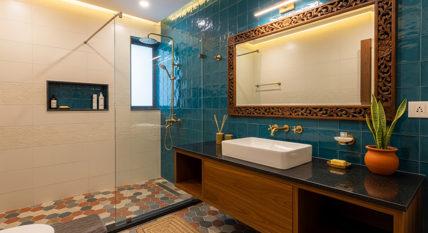 bathroom interior design in Kolkata