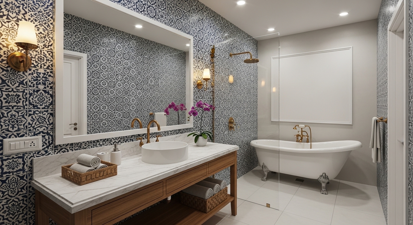 bathroom interior design in kolkata