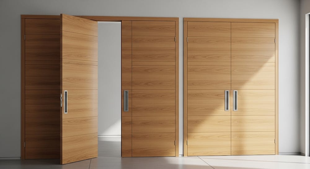 Modern Flush Doors with Veneer Finish