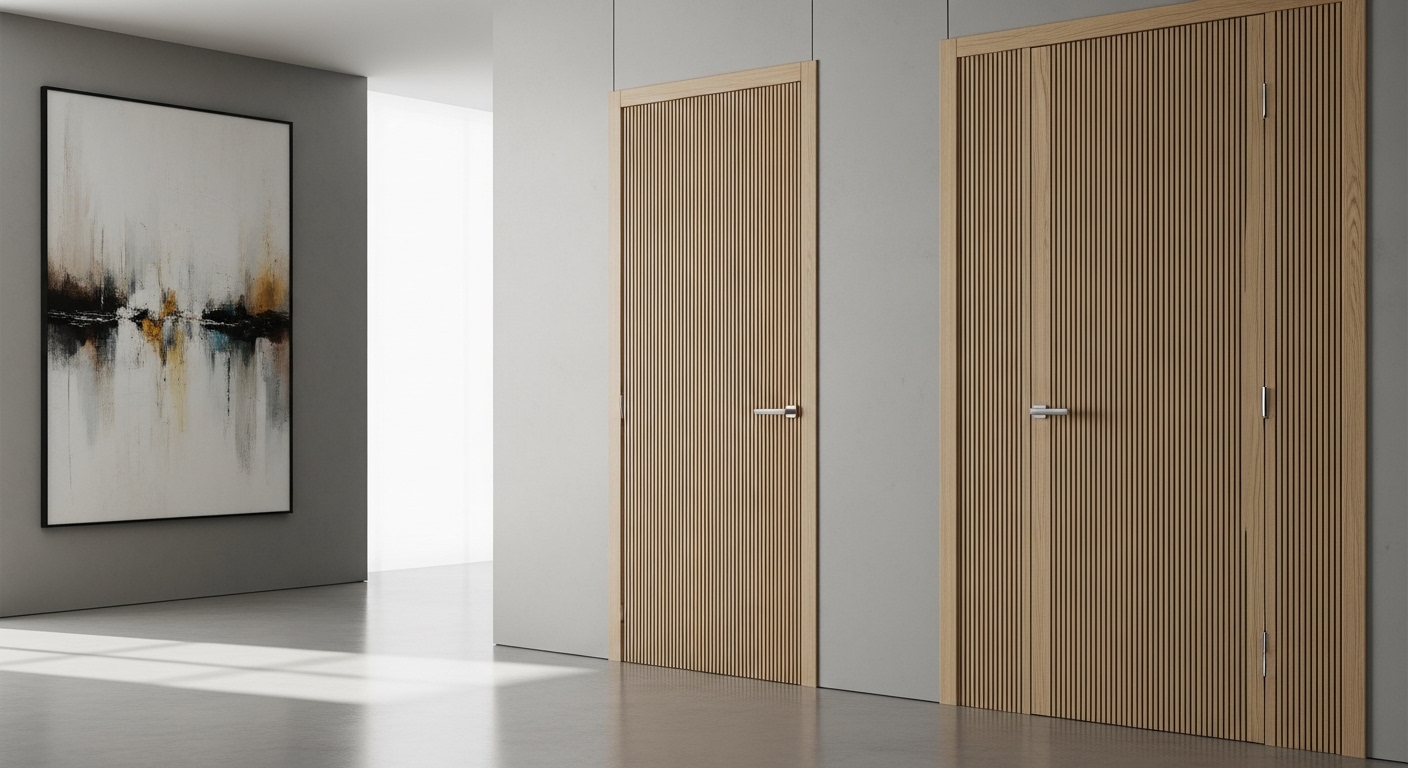 Vertical Grooved Doors (Modern & Trending)