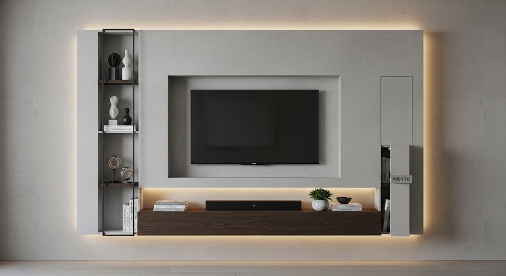 TV Panel Design for Small Living Rooms