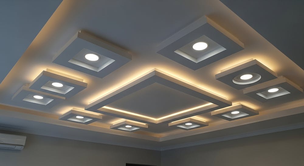 Gypsum False Ceiling Type