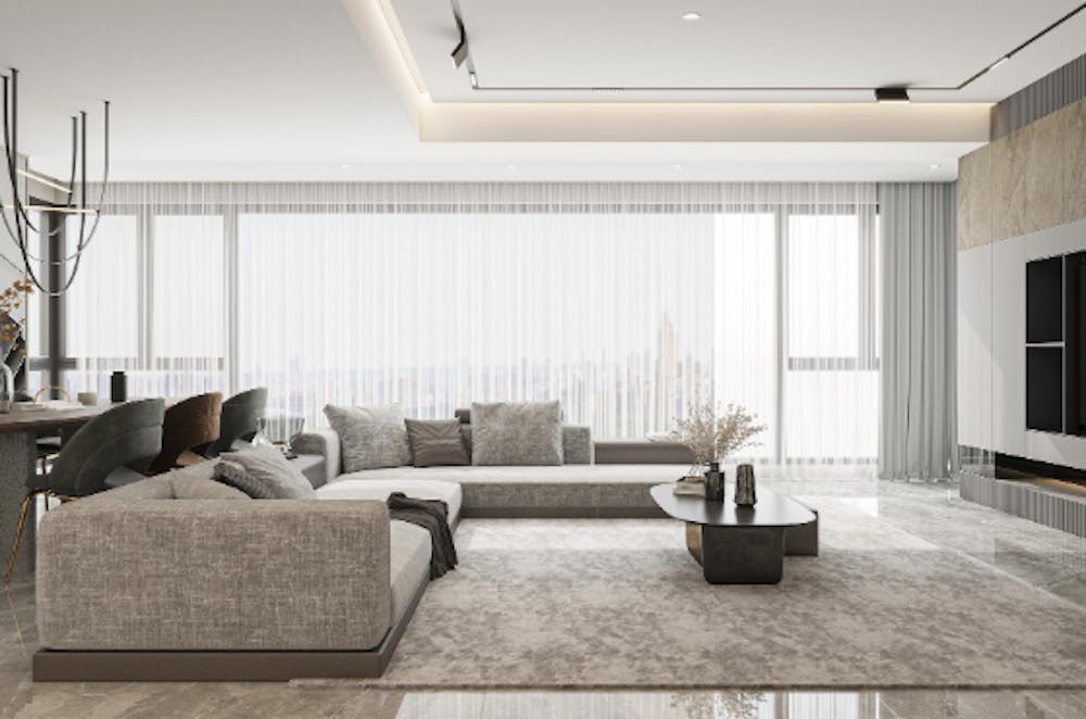 Minimalist Luxury Living Room: Less, But Premium
