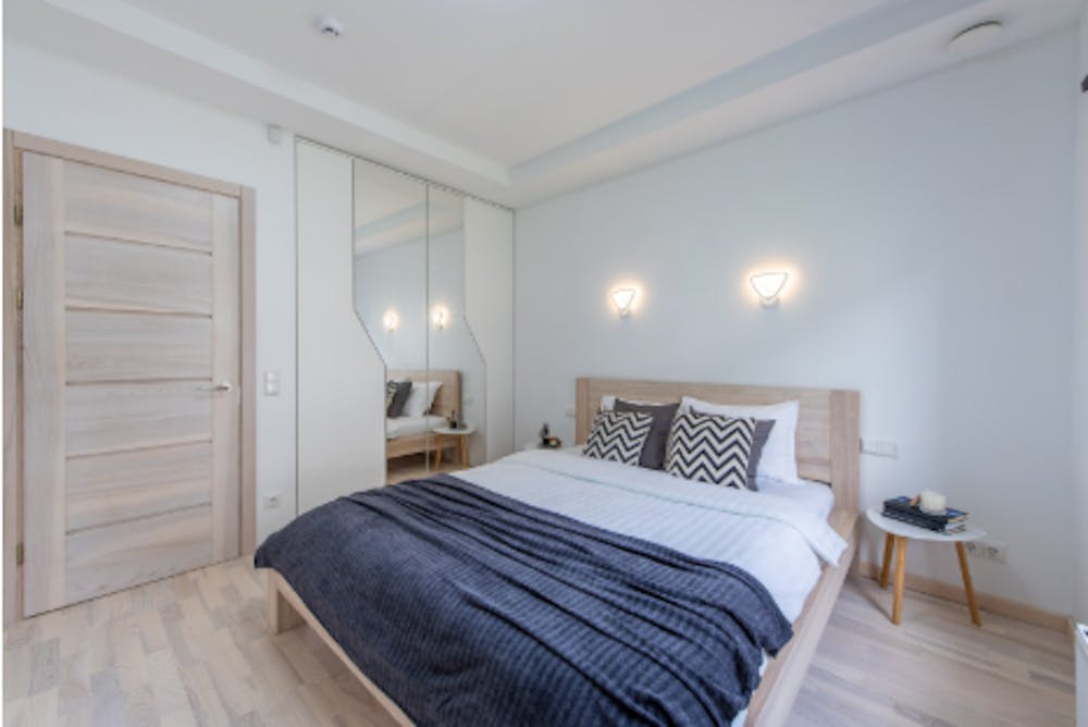 Monochrome Minimal Bedroom