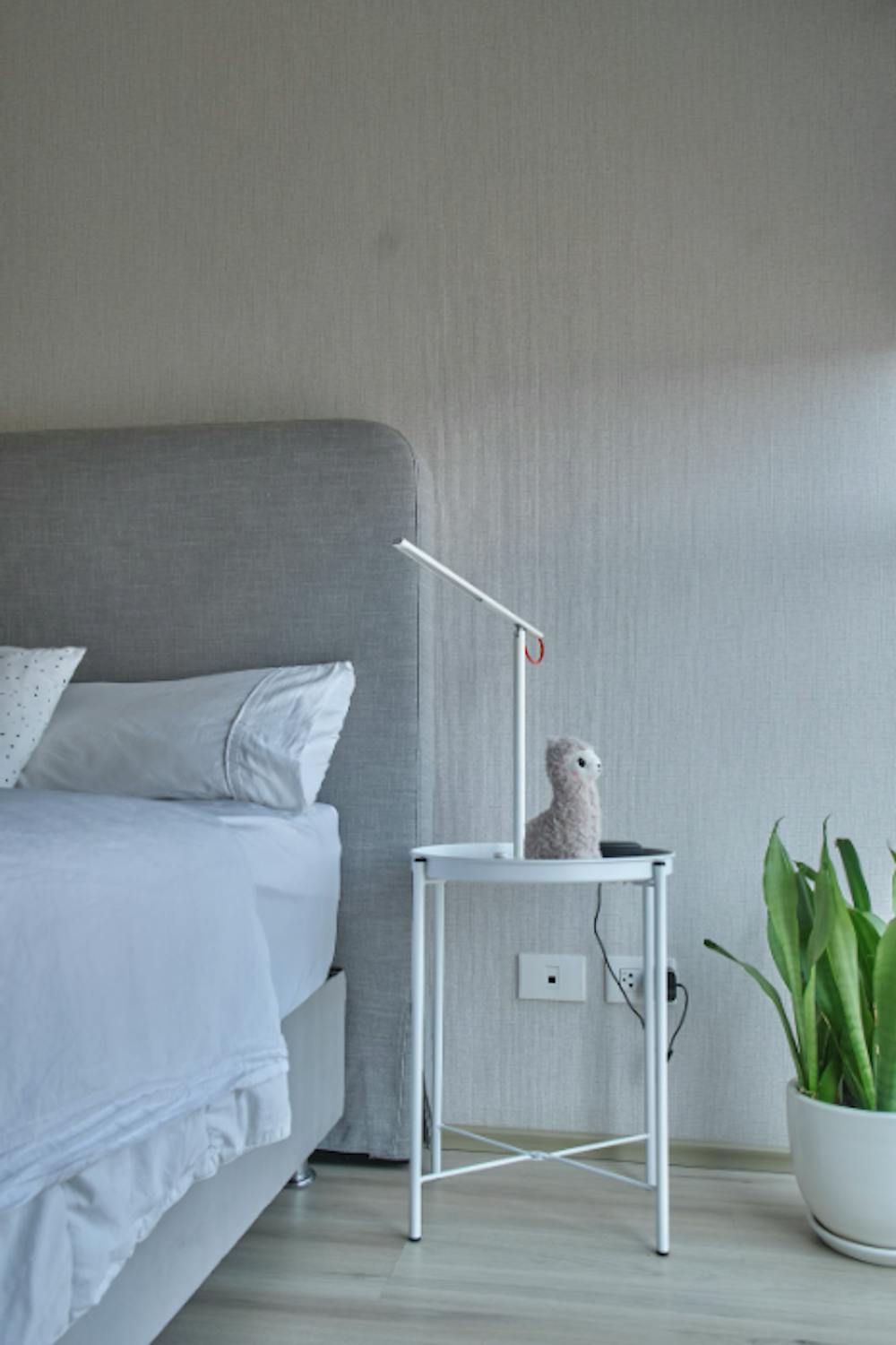 Minimalist Bedroom with Indoor Plants