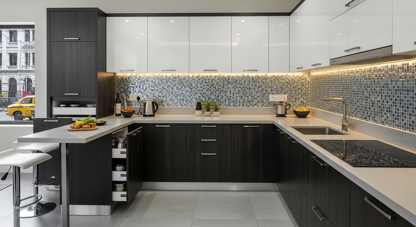 steel kitchen cabinet