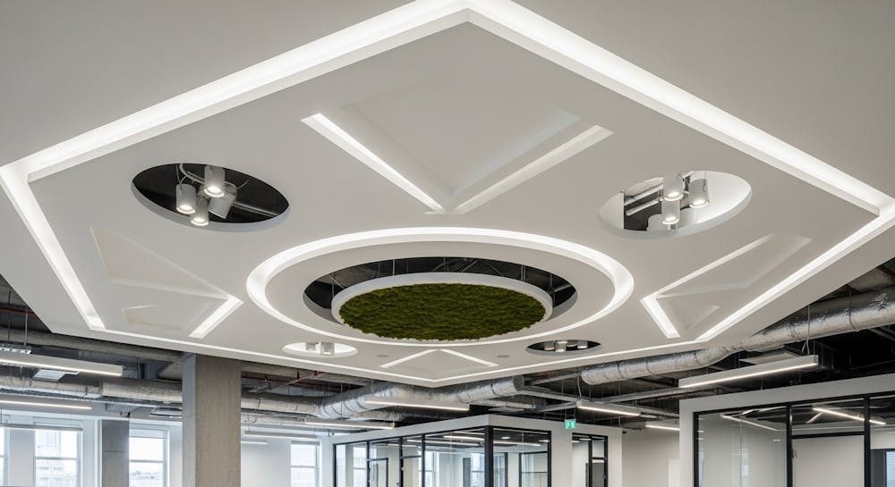 Gypsum Ceiling Design For Creative Office Area