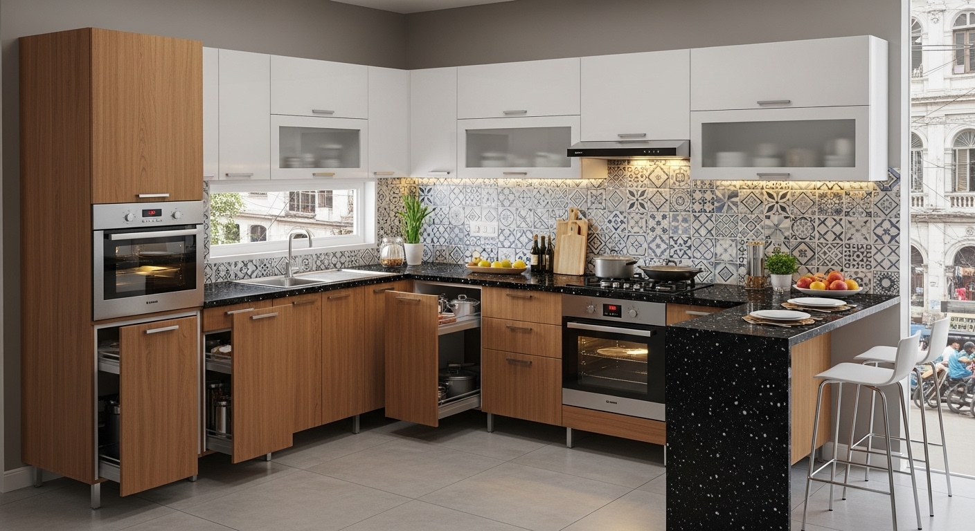 Modular Kitchen Design For Kolkata