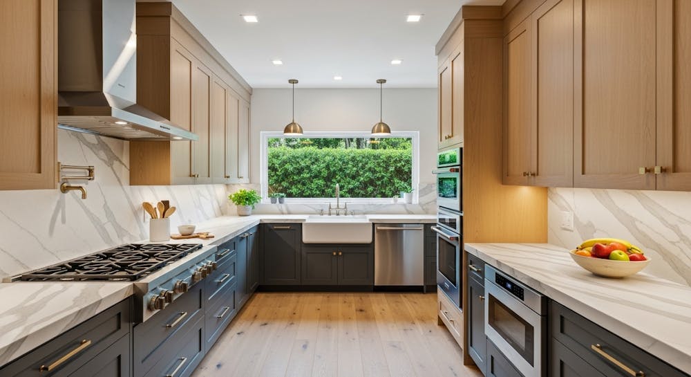 Parallel Shaped Kitchen Layout