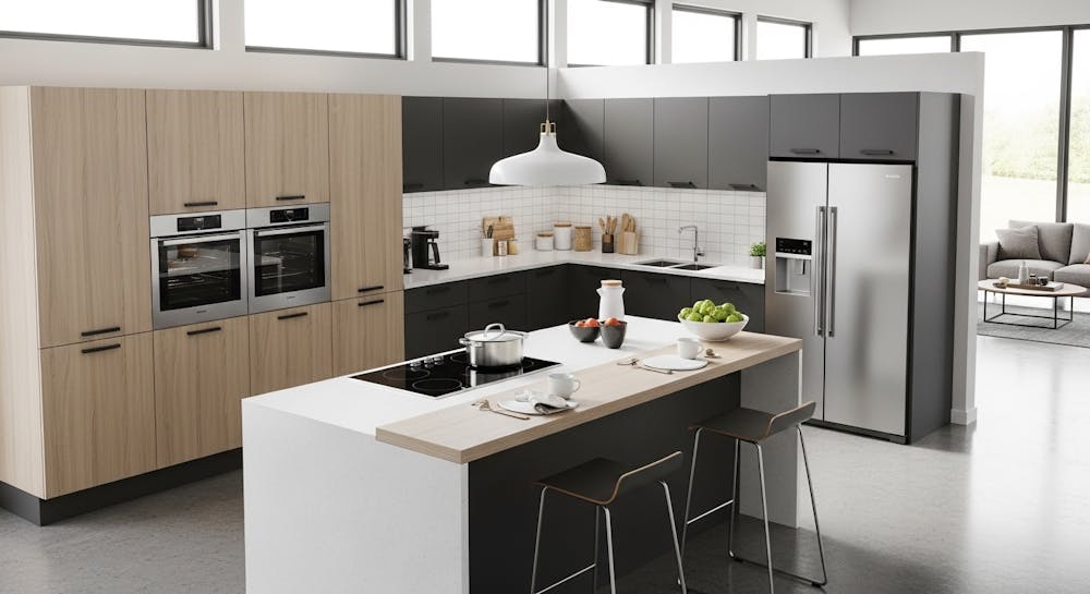 Open Modular Kitchen Layout