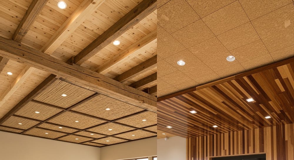 Wooden and Natural Finish Ceilings