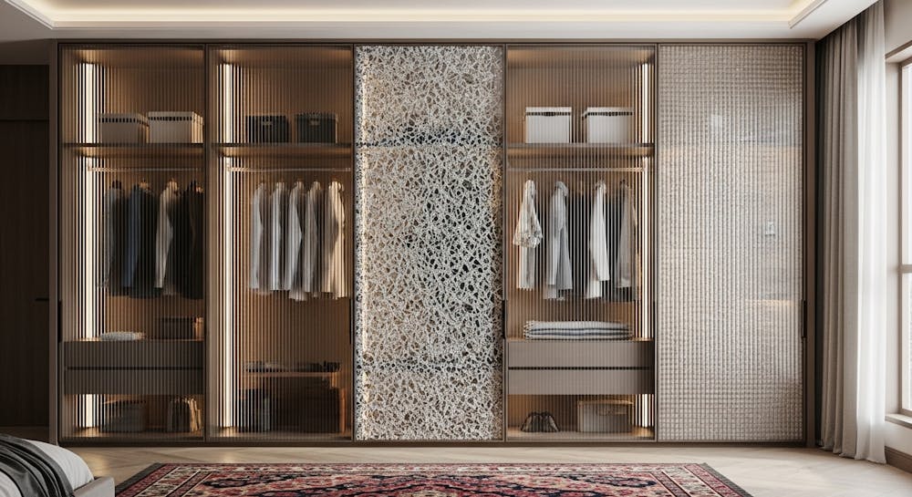 The Textured Glass Detail