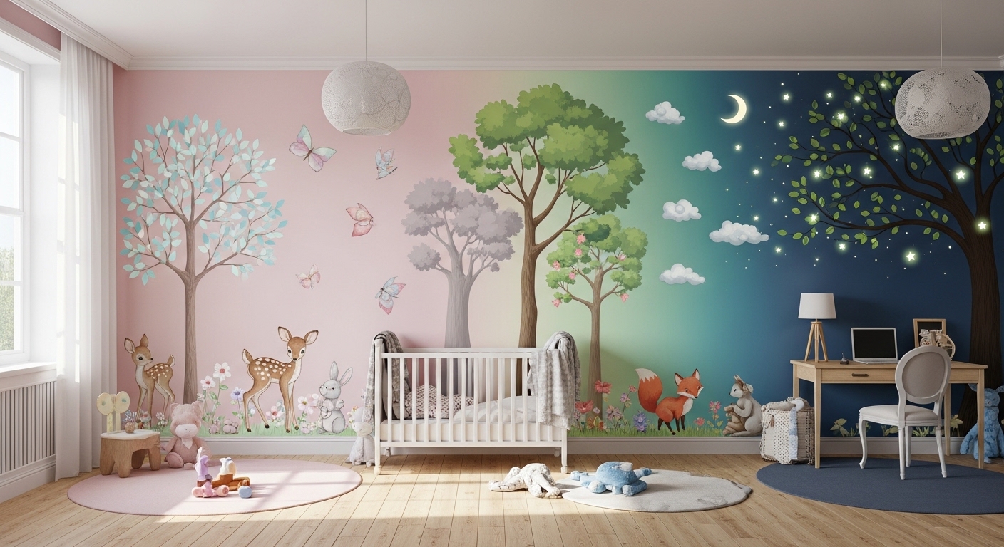 Wall Decals That Grow With Kids