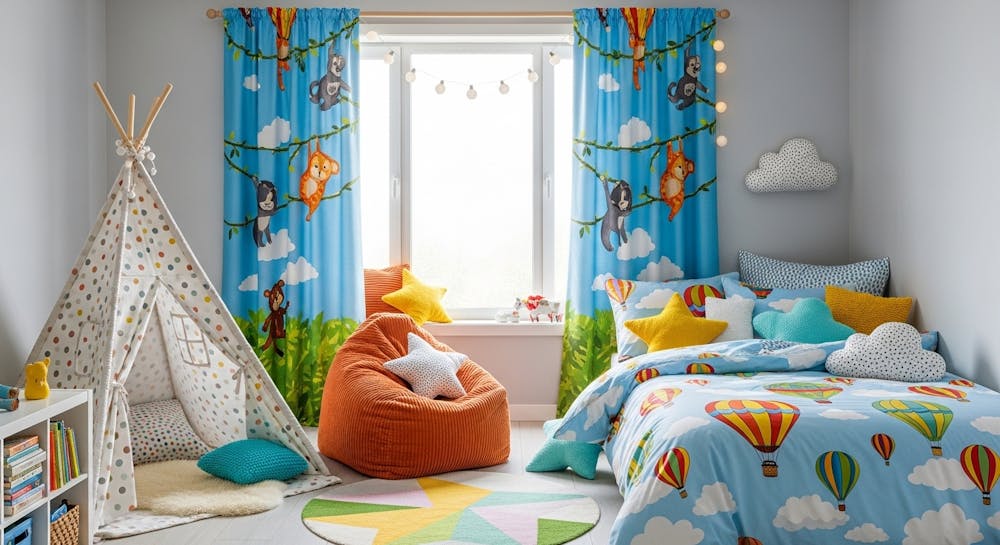 Curtains and Textiles That Pop