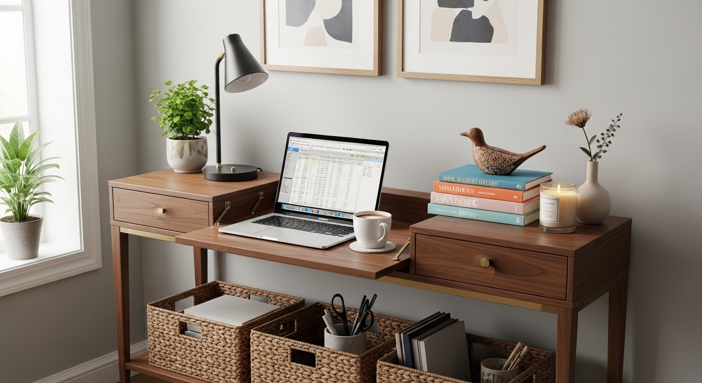Double-Duty Console Table