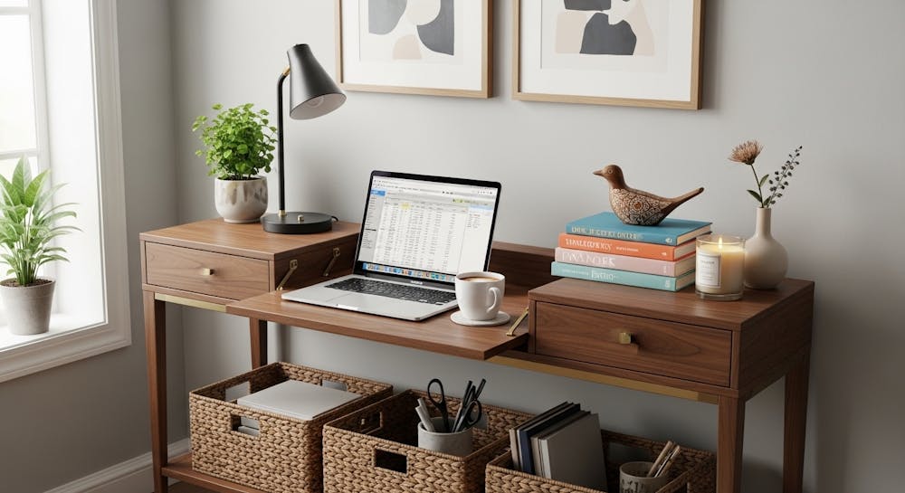 Double-Duty Console Table