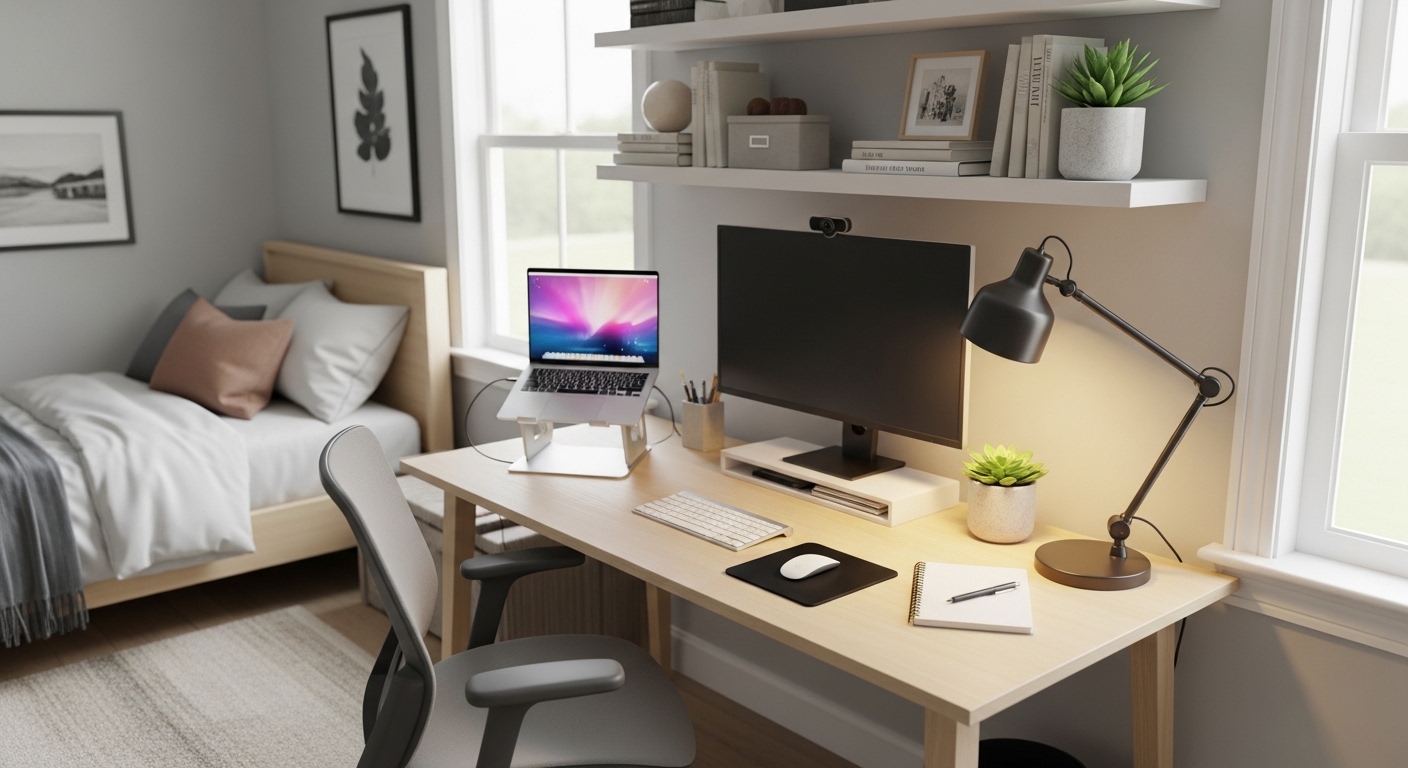  WFH Setup in Bedroom