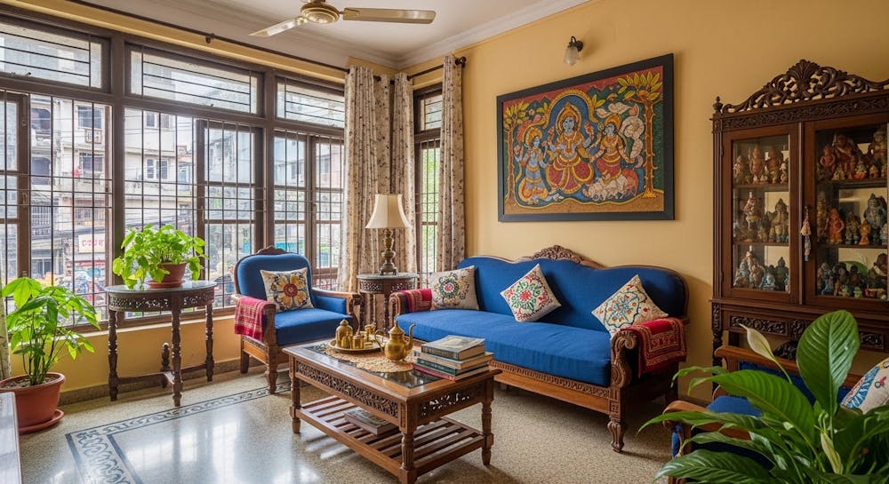 Living Room interior in kolkata