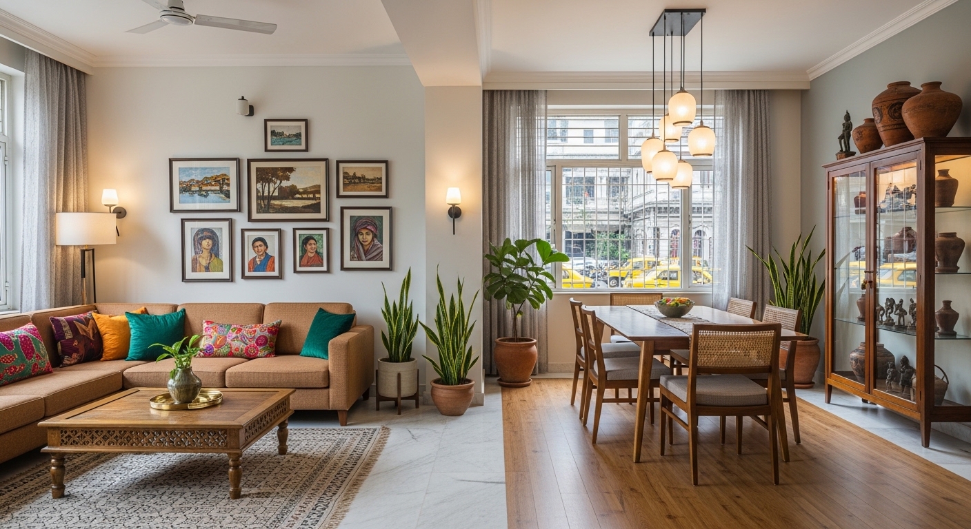 Living Cum Dining Area