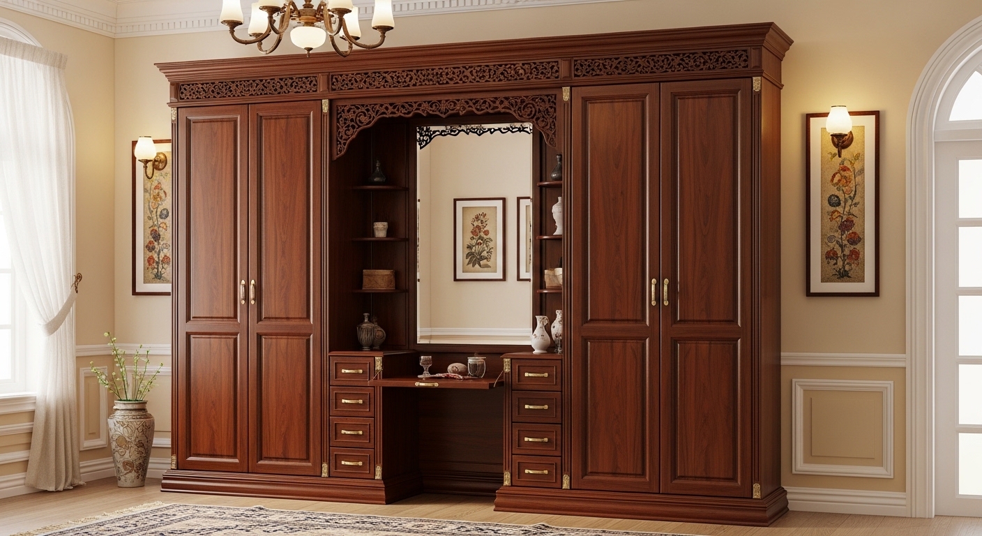 Wardrobe Cum Dressing Unit