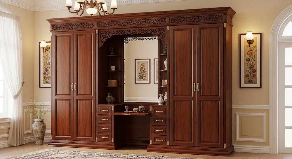 Wardrobe Cum Dressing Unit