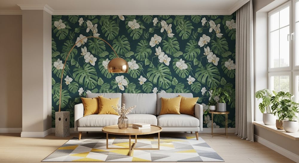 A Gorgeous Art Wallpaper For Your Traditional Wall Decor