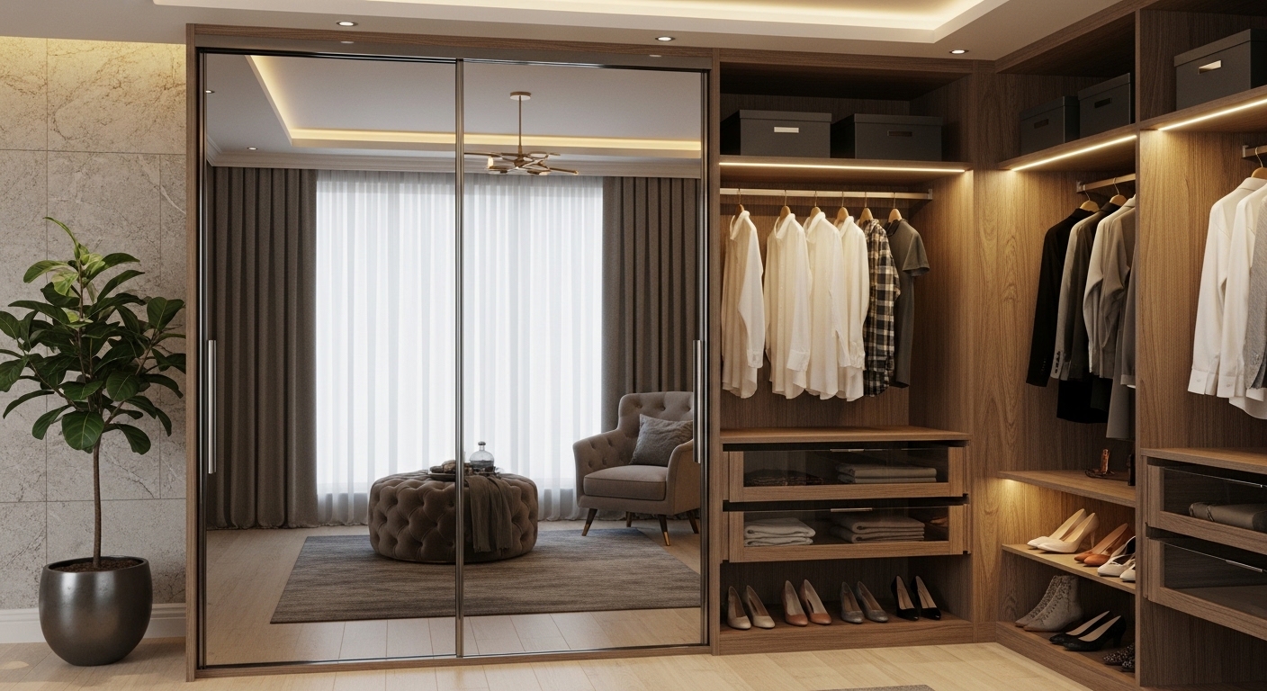 Mirror Wardrobe
