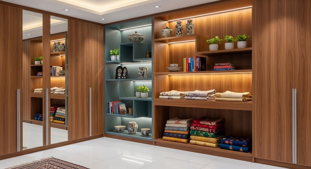 Wardrobes With Open Shelving Units