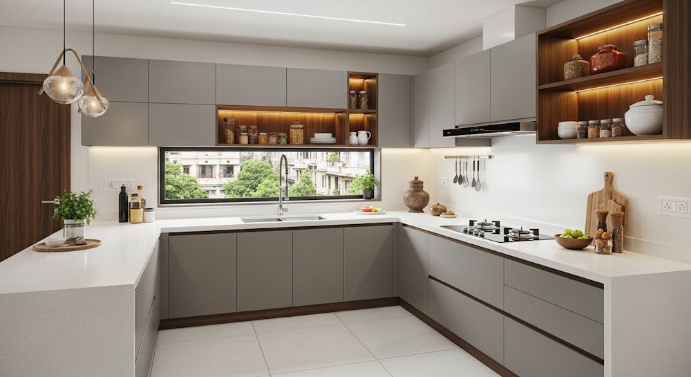L-Shaped Kitchen