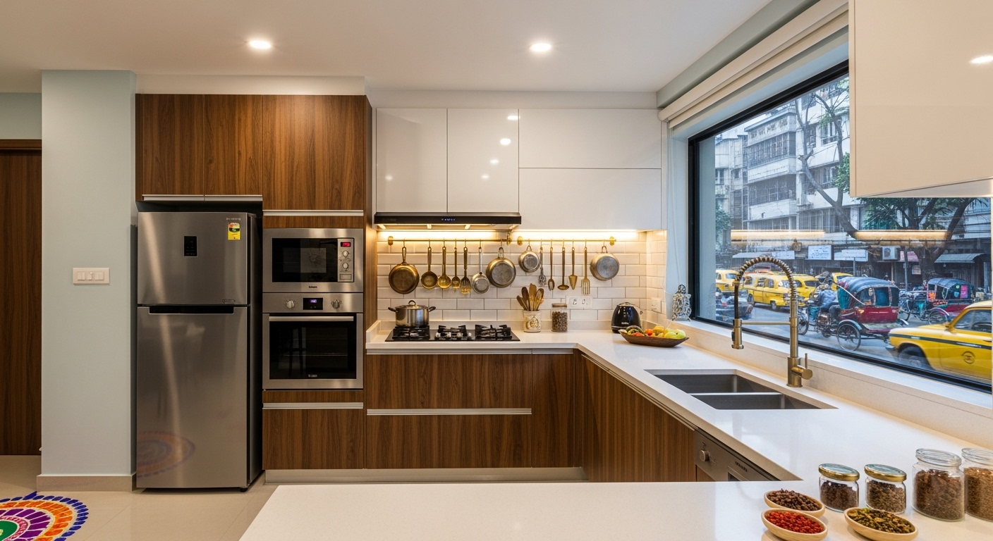 modular kitchen design in kolkata 