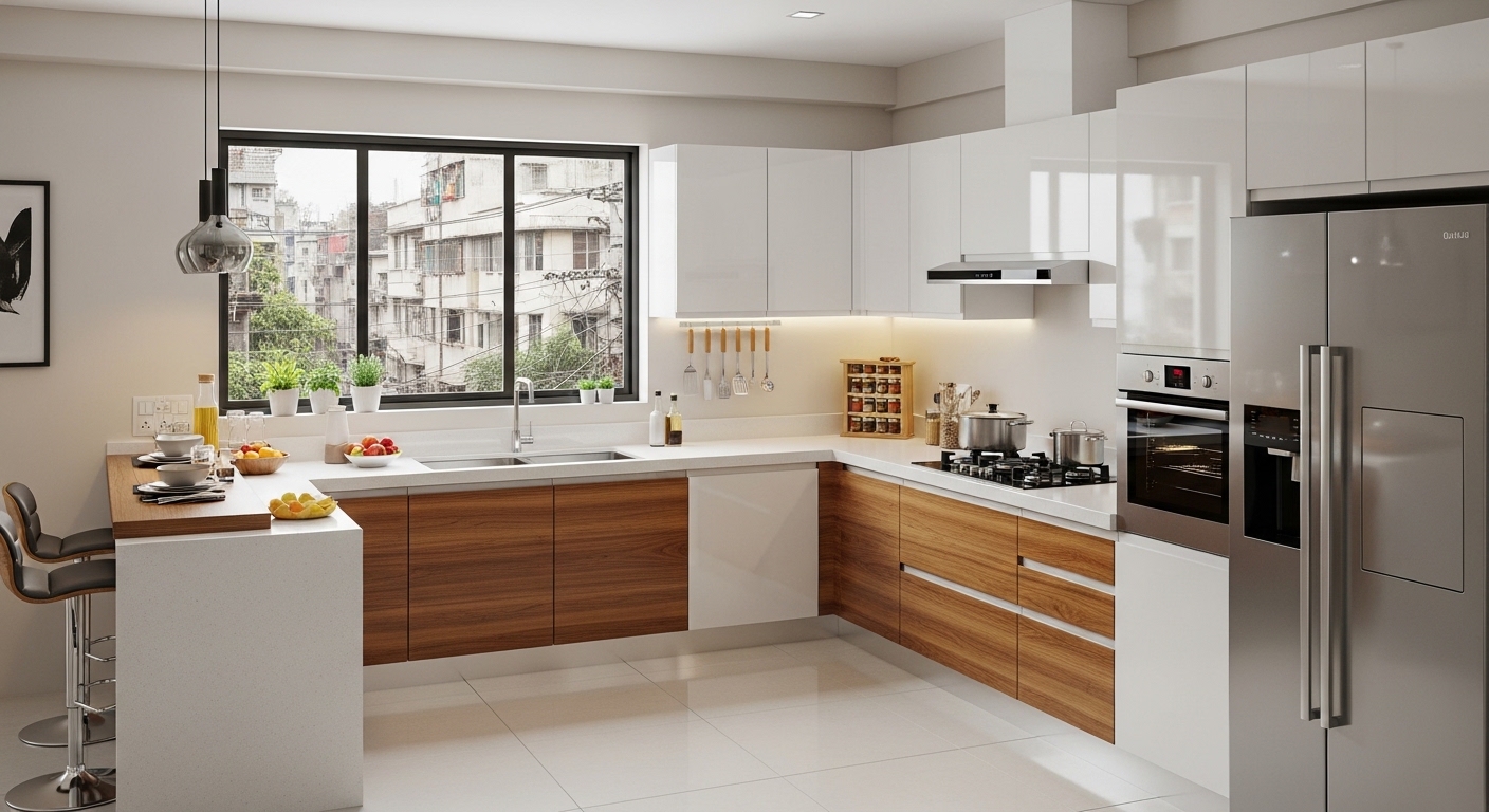 modular kitchen design in kolkata 
