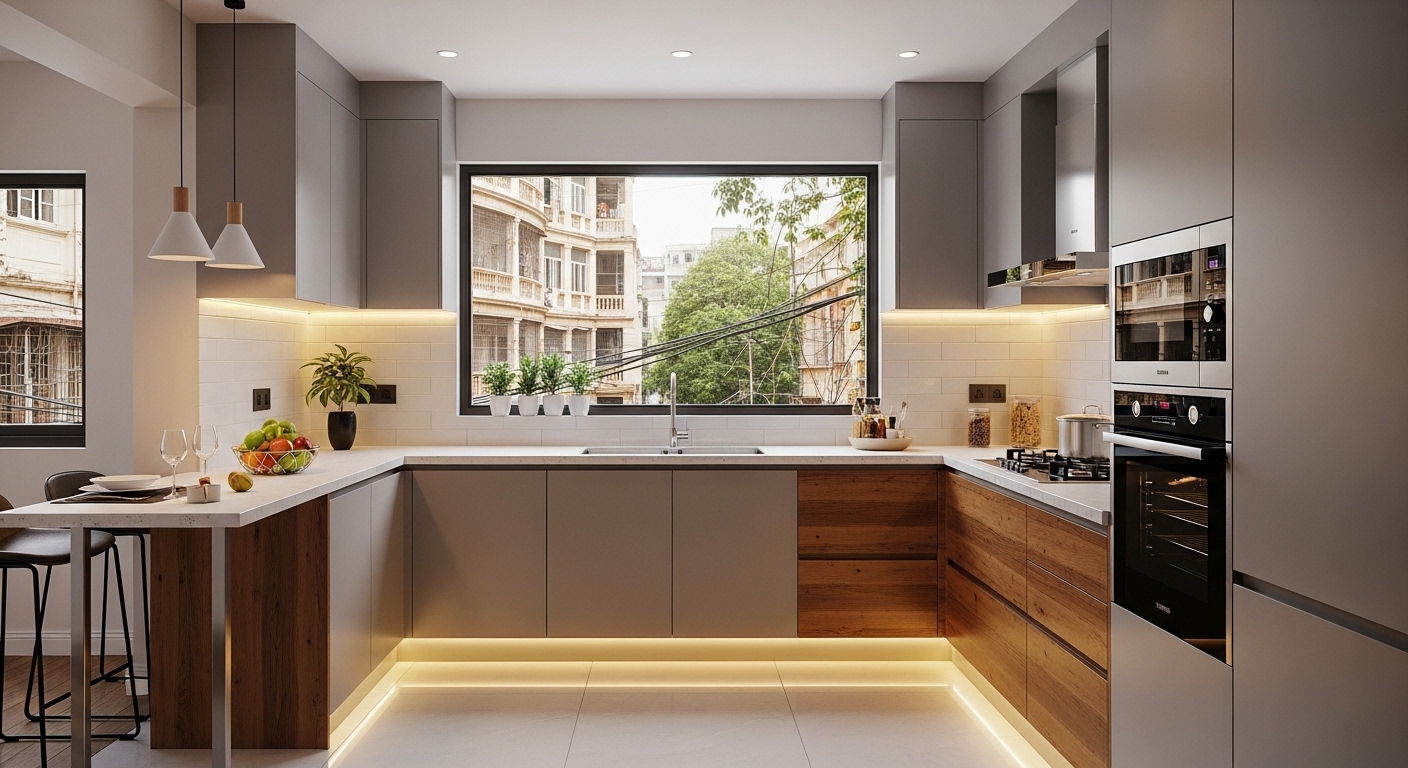 modular kitchen design in kolkata 