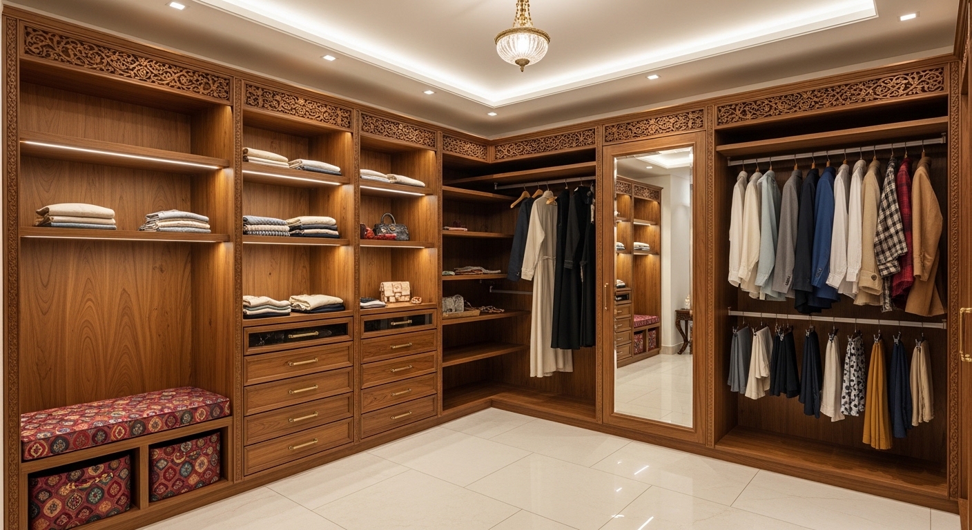 Walk-In Wardrobe For Extra Space